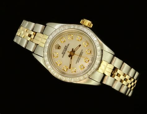 rolex oyster two tone womens|More.